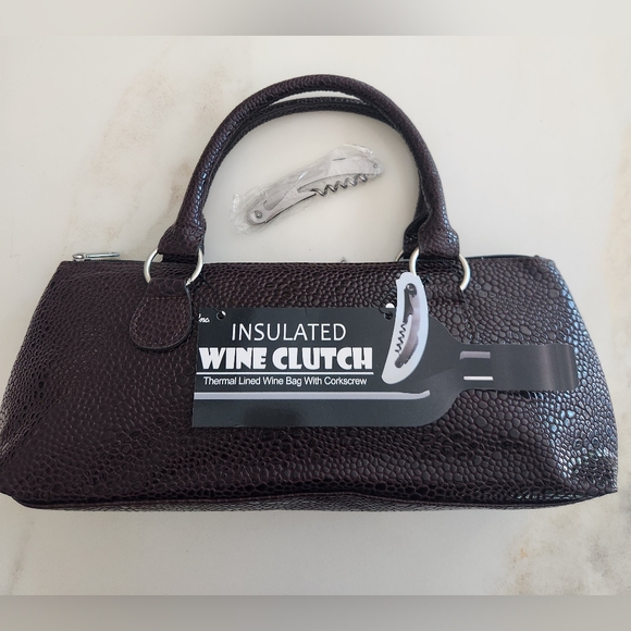 Insulated Wine Bottle Carrying Bag With Wine Key Opener. New! - Picture 5 of 7